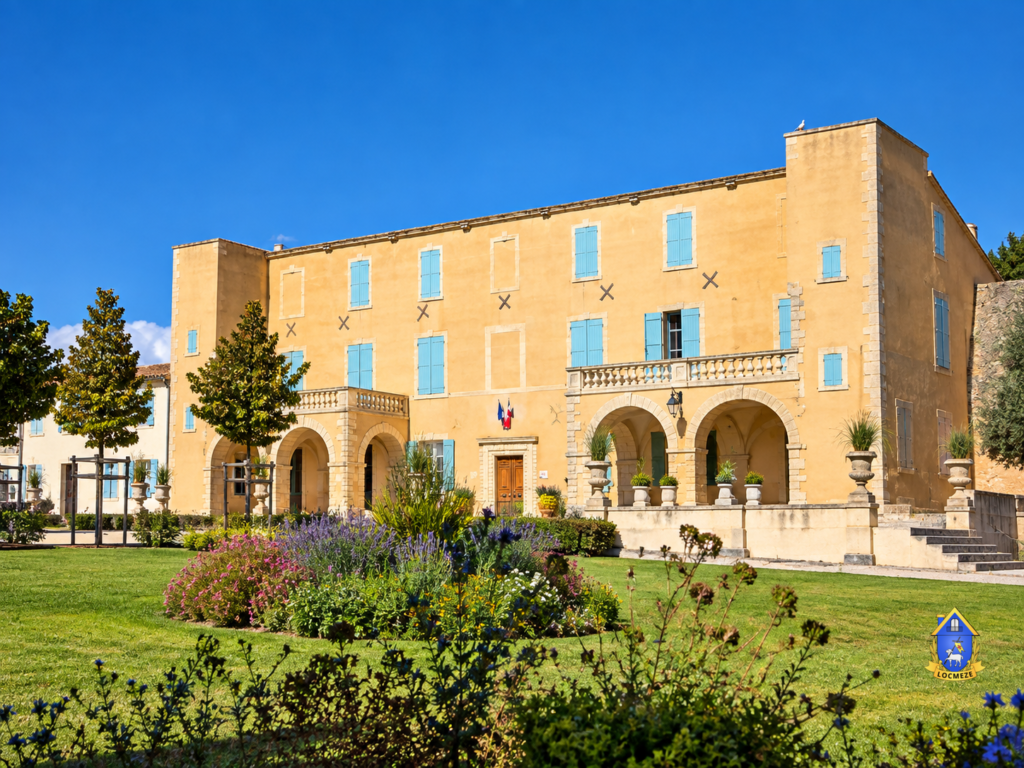 Château de Girard à Mèze vu depuis son jardin