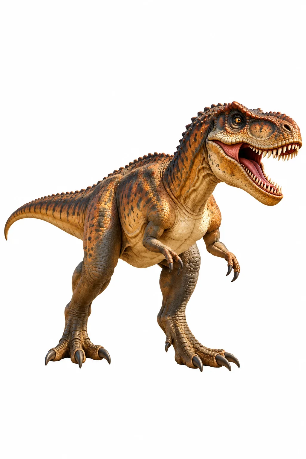 Illustration d’un tyrannosaure pour le parc des dinosaures de Mèze