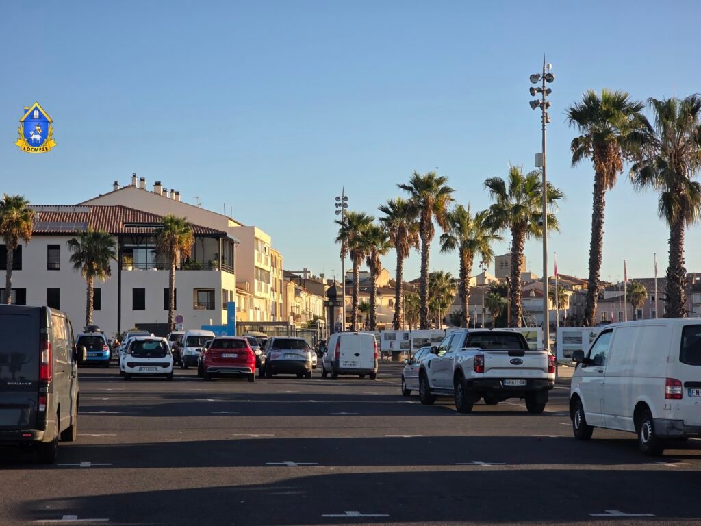 Où se garer à Mèze : parking des Tonneliers