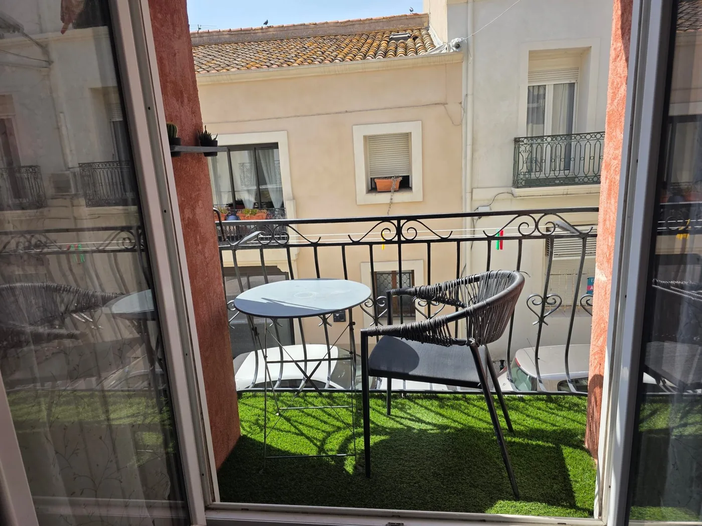 Balcon privé du studio LOCMEZE à Mèze