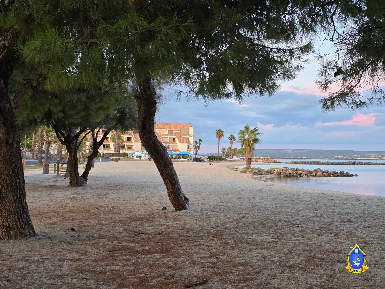 La Plagette beach in Mèze on the Thau Lagoon